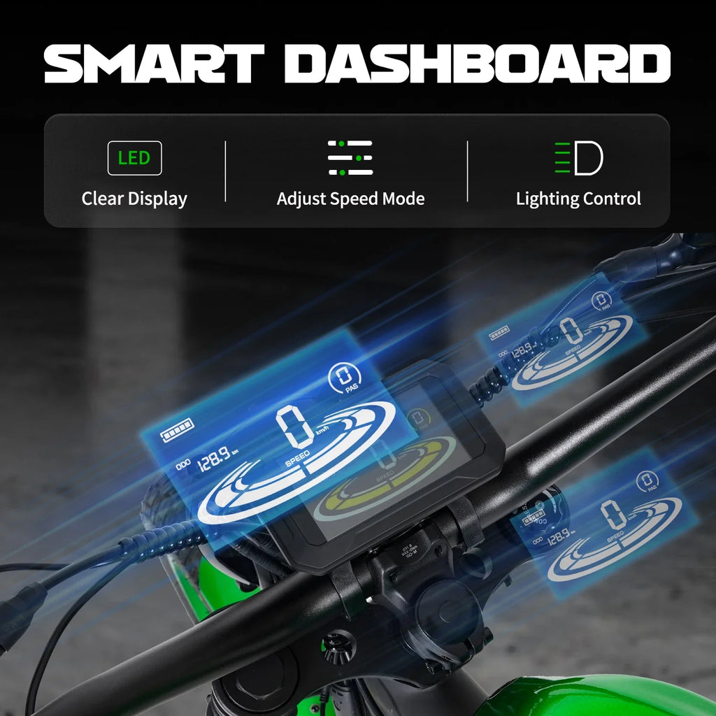 FT-02 E-Bike | BlitzBikes – Fat Tire Cruiser 25 km/u