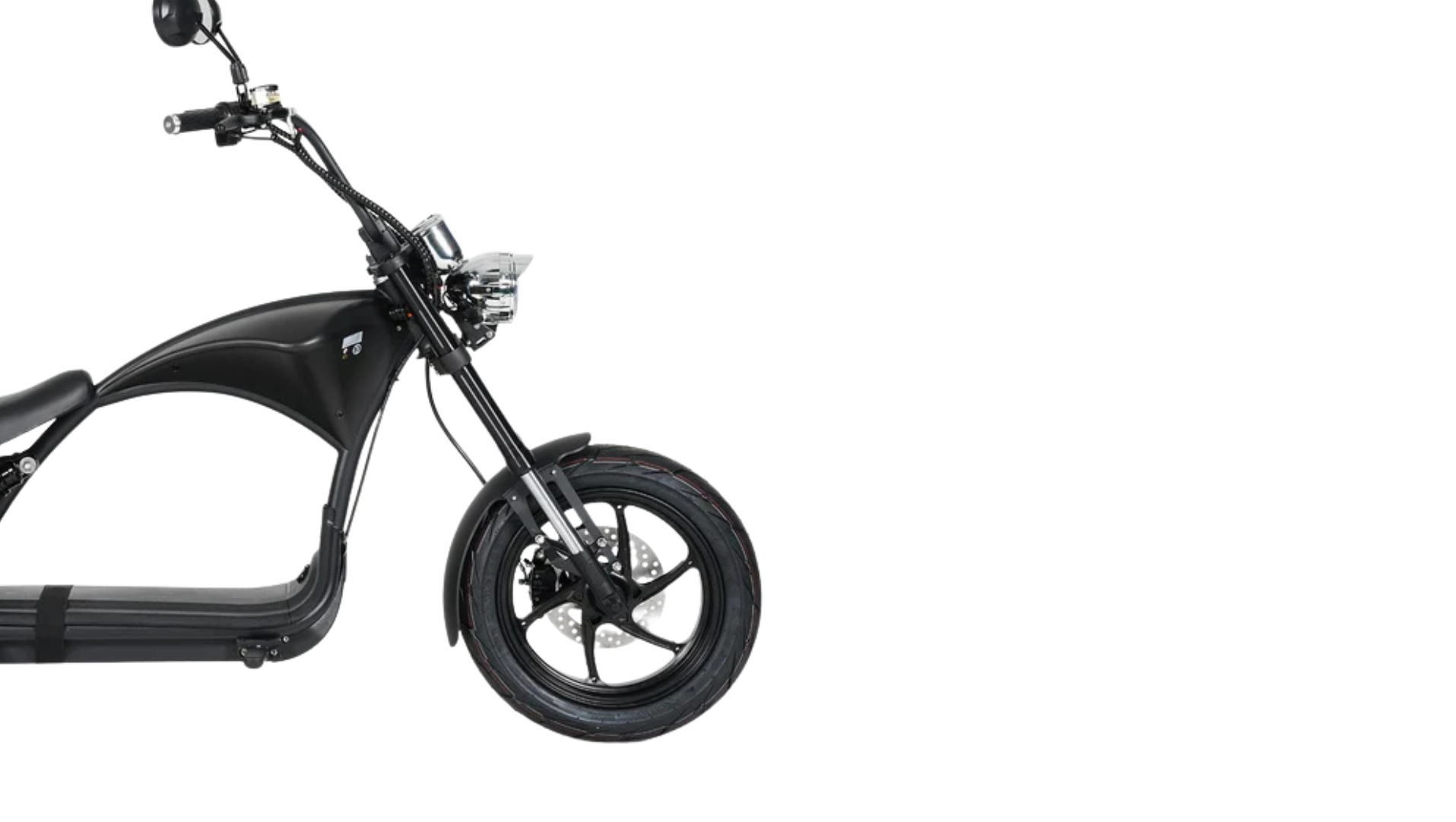 BlitzBikes M1 elektrische chopper rijklaar geleverd met kenteken